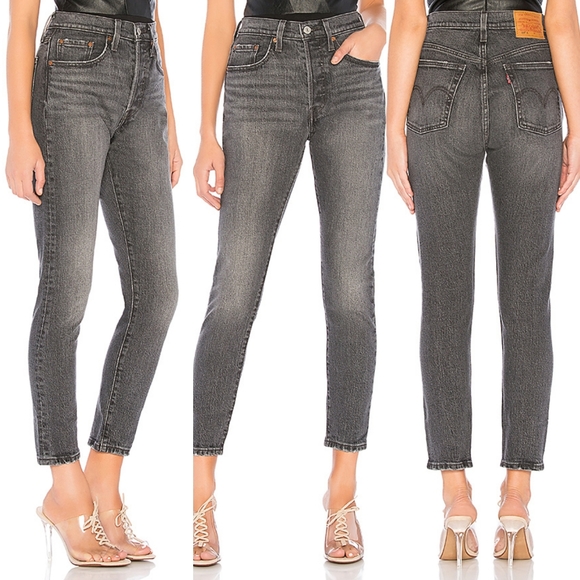 NWT โจ Levi's 501 Skinny Coal Black Denim - Picture 3 of 7